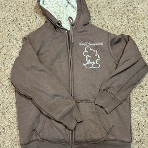 Disney Parks Cream Fleece Jacket